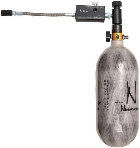 Zebra DNA Ninja 4500 psi Carbon Fiber Air Tank & Fill Station for PCP