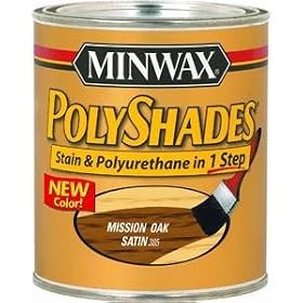 Minwax Company, The Qt Oak Sat Polyshade 61385 Interior Wood Stains