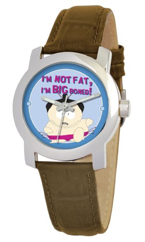 South Park Men's Eurus Collection Cartman Brown Leather Watch #D1563S027