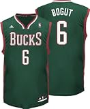 Andrew Bogut Jersey: adidas Revolution 30 Green Replica #6 Milwaukee Bucks Jersey