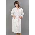 Womens Nightwear Knitted Jersey Wrapover Gown