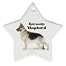 German Shepherd Ornament (Star)