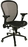 Black Mesh Finished Professional Chair w/ Solid Metal