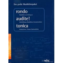 Musiklehrepaket mit Tonica 8,Audite 6.0, Rondo 3.0