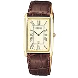 Seiko Mens Brown Leather Strap Watch #SXB850 by Seiko