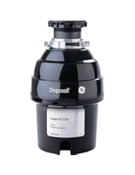 Home Improvement: General Electric GFC720V 3/4 Horsepower Deluxe Continuous Feed Disposall Super Capacity Food Waste Disposer, Black - General Electric