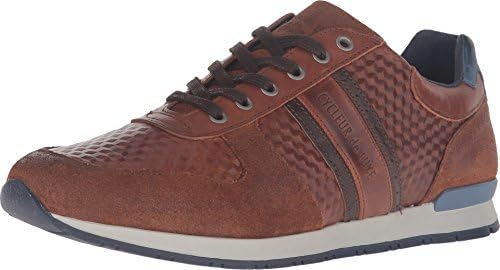 Cycleur de Luxe Men's New San Remo Coffee/Cognac/Indigo Sneaker 43 (US Men's 10) M