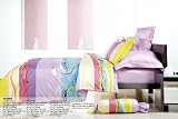 Review Verona Bedding  / VLN004-3-Q Fun Girl Queen Size 100% Cotton Duvet 3 Piece Set