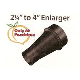 DUST COLLECTION 2-1 4 TO 4 ENLARGER FITTING by Peachtree Woodworking