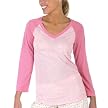 Xhilaration® Baseball Tees - Strawberry/ Rose Heather