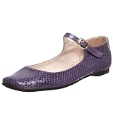 ALL BLACK Snake Square Flat