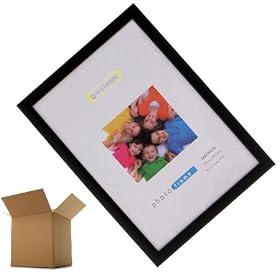 Box of 6 Black A4 Certificate Photo Frames by Living Images