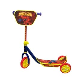 Spiderman Marvel Scooter - Kids Push Scooter - Yellow - Red - Blue