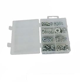 Silverline 969742 210 Piece Steel Washers Pack