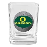 Oregon Ducks Basketball Square Shot Glass