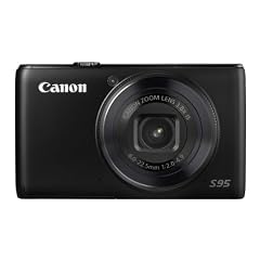 Canon PowerShot S95 Digitalkamera (10 Megapixel, 3-fach opt. Zoom, 7,5 cm (2,95 Zoll) Display, bildstabilisiert, Lichtst�rke 1:2.0) schwarz