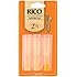 Rico Baritone Sax Reeds, Strength 2.5, 3-pack