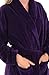 Del Rossa Women's Fleece Robe, Shawl Collar Bathrobe