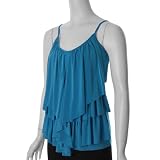 Adi Designs S Max Tiered Spaghetti Strap Knit Top by Adi Designs