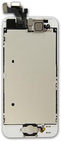 OrangeHongKong Pre-assembled Replacement Touch Screen Digitizer + LCD Display &amp; LCD Shield Plate + Spares Parts (Front Camera + Home Button + Earpiece Speaker)+Professinal Tools for iPhone 5 (White)