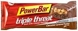 PowerBar Triple Threat Energy Bar, Layered, Chocolate Carmel Fusion, 1.94-Ounce Bars (Pack of 15)