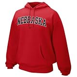 Nike Nebraska Cornhuskers Scarlet Arch Lettering Fleece Hoody Sweatshirt