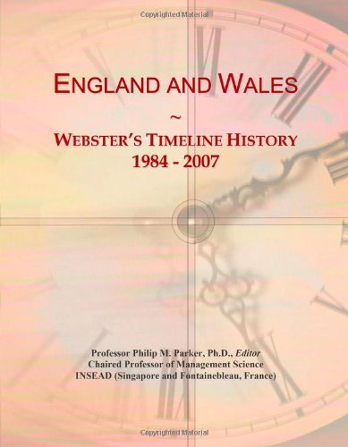 England and Wales: Webster's Timeline History, 1984 - 2007