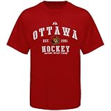 NHL Majestic Ottawa Senators Red Ice Classic T-shirt (Large)