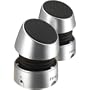 IHOME iHM79SC Rechargeable Mini Speakers (Silver)