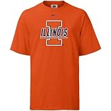 Nike Illinois Fighting Illini Orange Classic Logo T-shirt