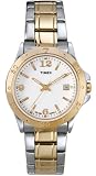 Timex Womens classic white dial 2 Tone bracelet - T2M785PF