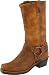 FRYE Boots Sale Women’s Harness 12R Boot, Dark Brown Distressed,8.5 M US