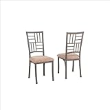 Powell Furniture Trent Dining Side Chair in Bronze Finish