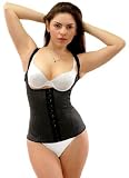Squeem Rubber High Back Waist Cincher Girdle Style 26J - Black - 2XLarge