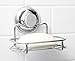 BINO SMARTSUCTION Chrome Shower Caddy, Soap Dish