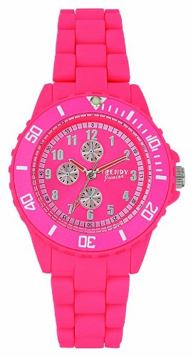 Trendy Kiddy Unisex-Armbanduhr Analog Plastik rosa KL159 Preisvergleich