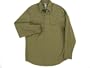 Claiborne Yarn Dyed Tonal Soho Jacquard Woven Shirt Moss L