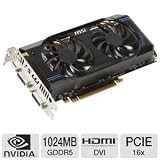 MSI N460GTX-M2D1GD5/OC2 NVIDIA GeForce GTX460 SE, 1GB 192-bit GDDR5, Dual DVI, Mini HDMI, PCI Express 2.0 X16 Graphics Card