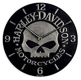 Harley-Davidson® Sculpted Skull Wall Clock. 99366-10V