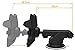 Aecks Car Mount Holder, Car phone holder for iPhone 6s Plus 6s 6 5s 5c SE Samsung Galaxy S7 edge S7 S6 S5 Note 7 5 4 3 (Black)