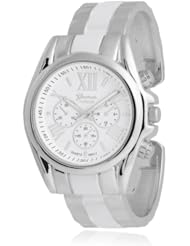 Brinley Co. Womens Stainless Steel Cuff Watch