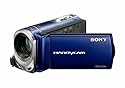 Sony DCR-SX34EL Camcorder (Flash, 60 fach optischer Zoom, 6,9 cm (2,7 Zoll) Display, 4 GB interner Speicher, Touchscreen) blau