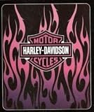 50 x 60 Pink Harley Davidson Fleece Blanket