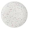 Zak Designs Confetti 9-Inch Recycled-Melamine Salad Plate, Eggshell White