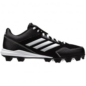 Adidas Abbott Wheelhouse Women's Mid Softball Cleats , Black|White, Size 7 