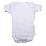 Baby-Body, wei�, kurz�rmeliger Body,...