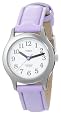 Timex Kids` T79091 My First Timex Purple Leather Strap Watch