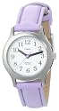 Timex Kids' My First Timex Purple Leather Strap Watch #T79091