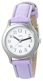 Timex Kids' T79091 My First Timex Purple Leather Strap Watch