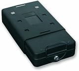 Bulldog Car Safe with Key Lock,Mounting Bracket and Cable, Black (Exterior Size 8.2 X 5.9 X 2.2-Inch , Interior Size 7 X 5.25 X 2-Inch)